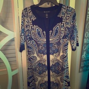 INC brand 36.5” paisley dress. 3/4 sleeve